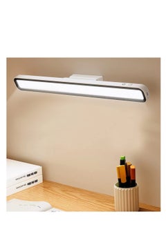 Wireless Under Desk Lights, Magnetic Desk Light, Adjustable Color Temperature Brightness Magnetic Under Cabinet Lights, Rechargeable USB-C Powered Lighting, for Desk, Makeup, Study, Kitchen