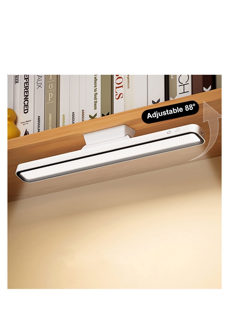 Excefore - Wireless Under Desk Lights, Magnetic Desk Light, Adjustable Color Temperature Brightness Magnetic Under Cabinet Lights, Rechargeable USB-C Powered Lighting, for Desk, Makeup, Study, Kitchen - Image 1
