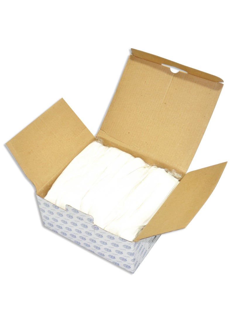 FIS Pack of 50 Pieces Flat Lanyard With Hook And Safety Buckle White  - Image 3
