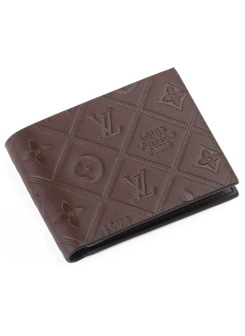 Louis Vuitton - Louis Vuitton LV Wallet For Men Brown Leather - Image 1