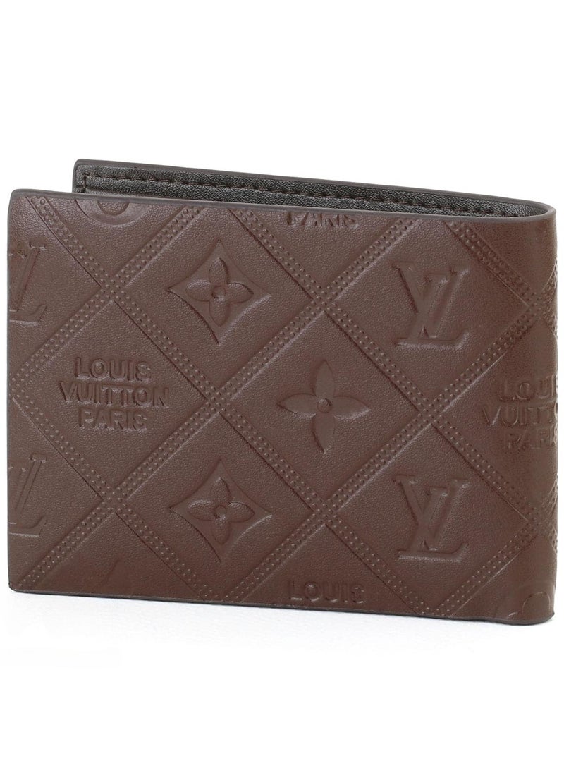 Louis Vuitton - Louis Vuitton LV Wallet For Men Brown Leather - Image 1