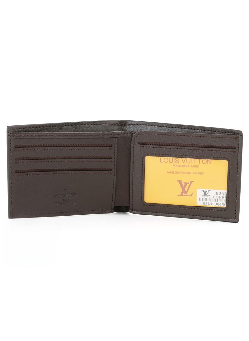Louis Vuitton - Louis Vuitton LV Wallet For Men Brown Leather - Image 1