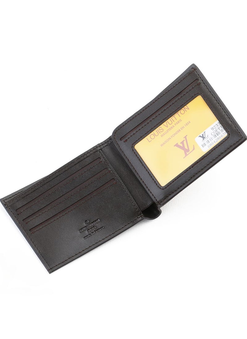 Louis Vuitton - Louis Vuitton LV Wallet For Men Brown Leather - Image 1