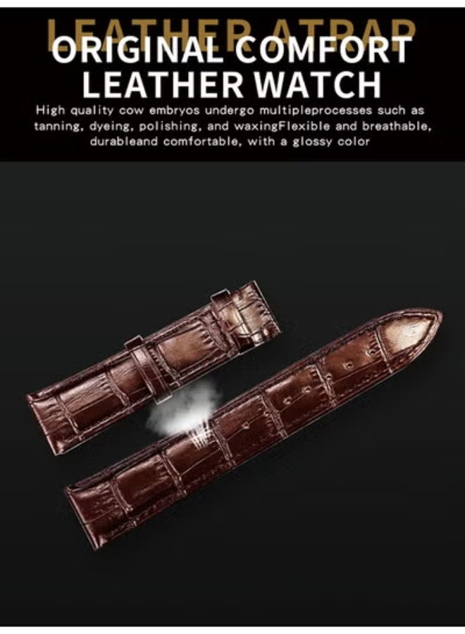 BINBOND Men's Luxury  Watch with Dual Calendar, Quartz Movement, 30M Waterproof - Image 2