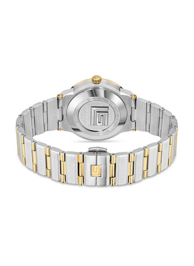 Guy Laroche Sacha 42mm Men's Analog Swiss Watch with Two-tone Gold Stainless Steel Bracelet  - Image 3