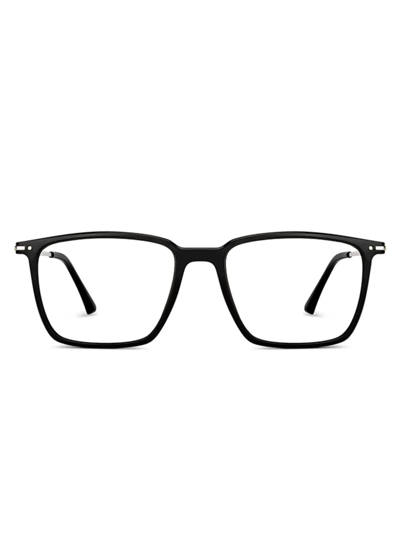 Lenskart Blu LENSKART BLU Gaming Glasses For Eye Protection From Digital Screens | Computer Glasses with Blue Cut & UV Protection | Lightweight Specs With Zero Power For Gamers (142 mm - Large) - LB E14785