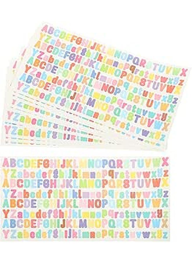Colorful Waterproof Self Adhesive Alphabet Letter Stickers For DIY Scrapbooking Crafts And Journals - Image 1