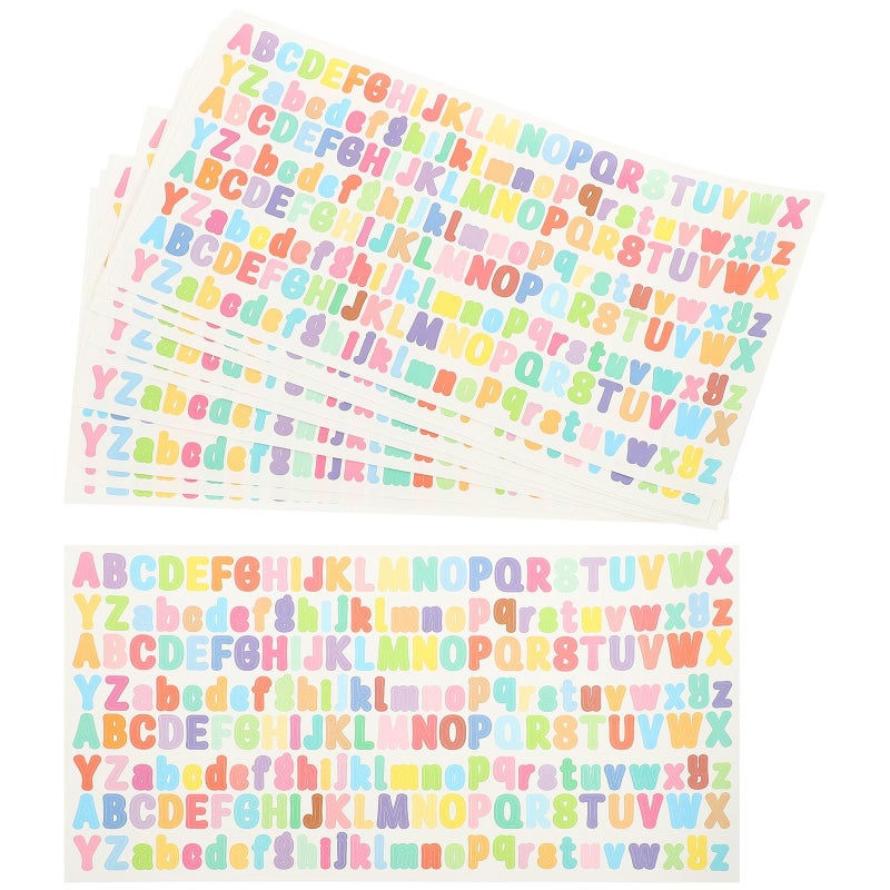 Colorful Waterproof Self Adhesive Alphabet Letter Stickers For DIY Scrapbooking Crafts And Journals - Image 2