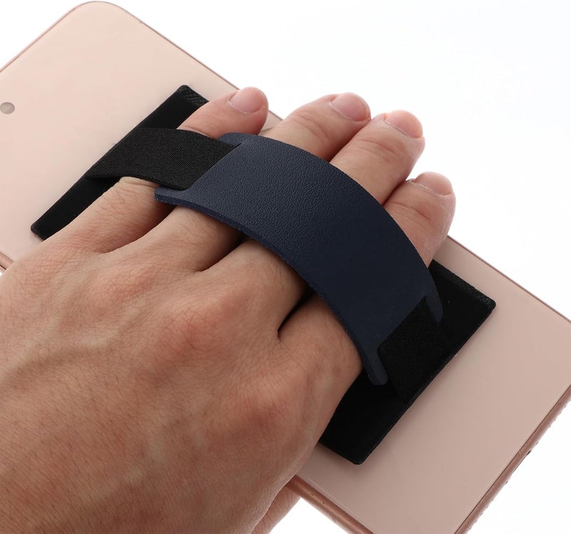 COHEALI 2pcs Adhesive Phone Card Holder Back Pockets with Side Cover, Multi-functional Phone Pouch Set for Travel and Daily Use, Blue and Black Random Color - Image 4