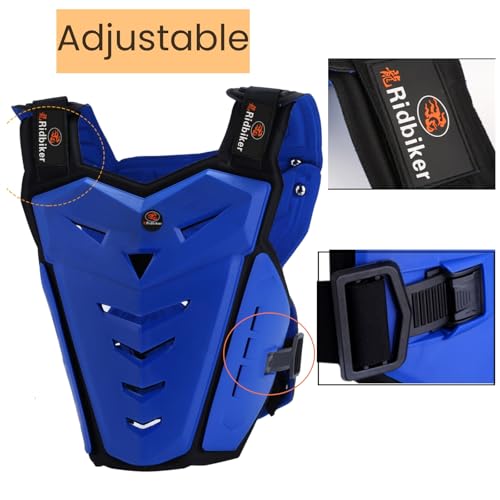 RIDBIKER واقي صدر دراجة نارية موتوكروس درع صدر للبالغين سترة معدات السلامة واقي صدر دراجة ترابية معدات ركوب موتوكروس للرجال - Image 5