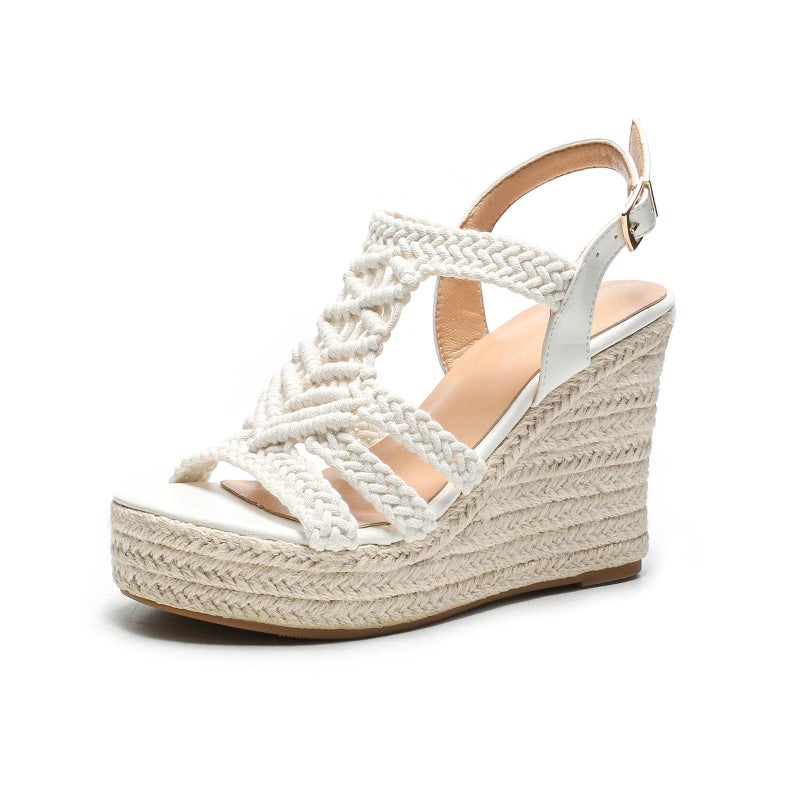 Sopends Espadrille Wedge Sandals for Women Platforms & Wedges - Image 1
