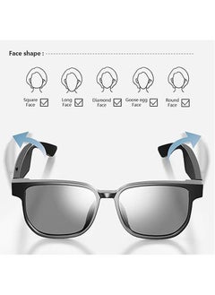 General AI Smart Sunglasses with Speaker and Microphone, Anti-Blue Light UV400, Bluetooth Headset AI Audio Glasses  - Image 4