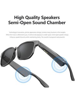 General AI Smart Sunglasses with Speaker and Microphone, Anti-Blue Light UV400, Bluetooth Headset AI Audio Glasses  - Image 5