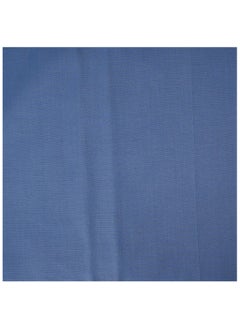 Home-Tex Design 2 Piece Hometex Design Single Size Dyed Flat Sheet Set Blue - 1 Flat Sheet (150x260 cm) + 1 Pillow Cover (50x75 cm)  - Image 4