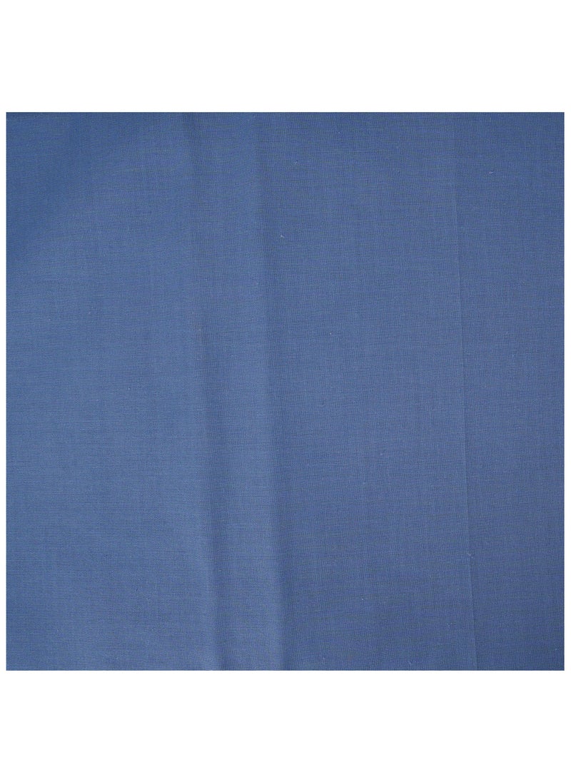 Home-Tex Design 2 Piece Hometex Design Single Size Dyed Flat Sheet Set Blue - 1 Flat Sheet (150x260 cm) + 1 Pillow Cover (50x75 cm)  - Image 4