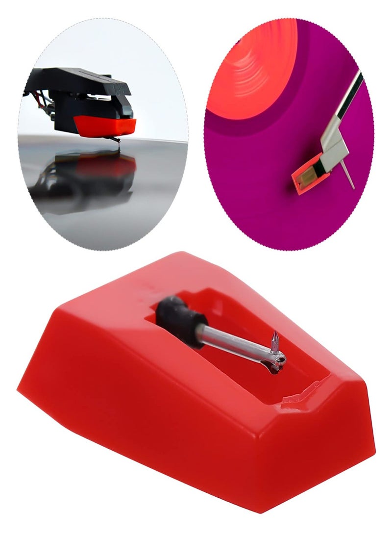 Generic Ruby phonograph phonograph gramophone vinyl phonograph stylus aluminum rod piezoelectric phonograph red  - Image 1