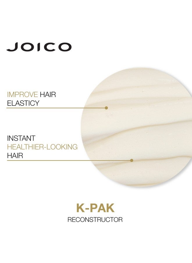 Joico K-PAK Reconstructor Deep-Penetrating Treatment | For Damaged Hair | Repair & Strengthen Strands | Rebuild & Fortify Damaged Hair | Improve Elasticity | With Keratin & Arginine |Red | 8.5 Fl Oz - Image 4