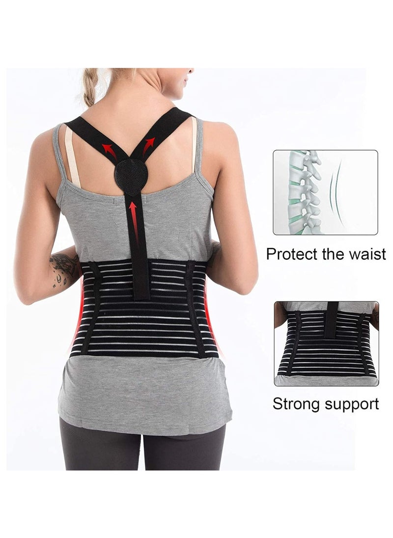 General Maternity Belt, Abdominal Belt Support Maternity Belt Maternity Belt Waist Abdominal Back Abdominal Belt Support Brace Adjustable Breathable Abdominal Support Nursing Pregnancy(L)  - Image 4
