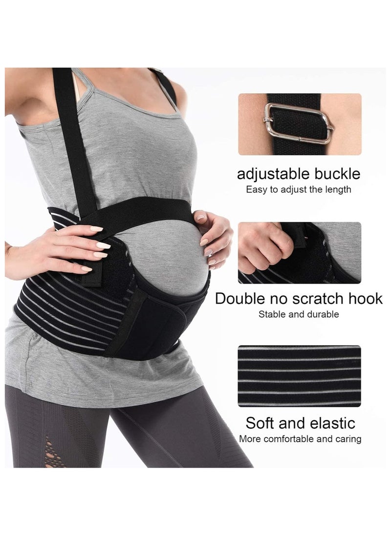General Maternity Belt, Abdominal Belt Support Maternity Belt Maternity Belt Waist Abdominal Back Abdominal Belt Support Brace Adjustable Breathable Abdominal Support Nursing Pregnancy(L)  - Image 5