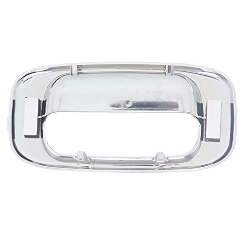 Hutdkte Chrome Tailgate Tail Gate Handle & Bezel for Chevy Silverado GMC Sierra 1500 2500 3500, 1500HD 2500HD Pickup Truck 1999-2007, 15997911 15228539 - Image 3
