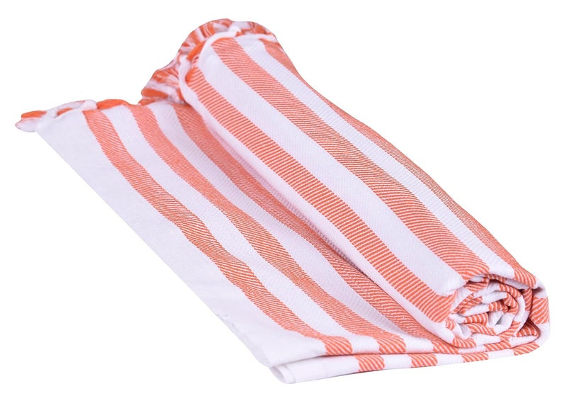 JISB Pure Soft Cotton Bath Towels Multicolor Pack of 2 - Image 2