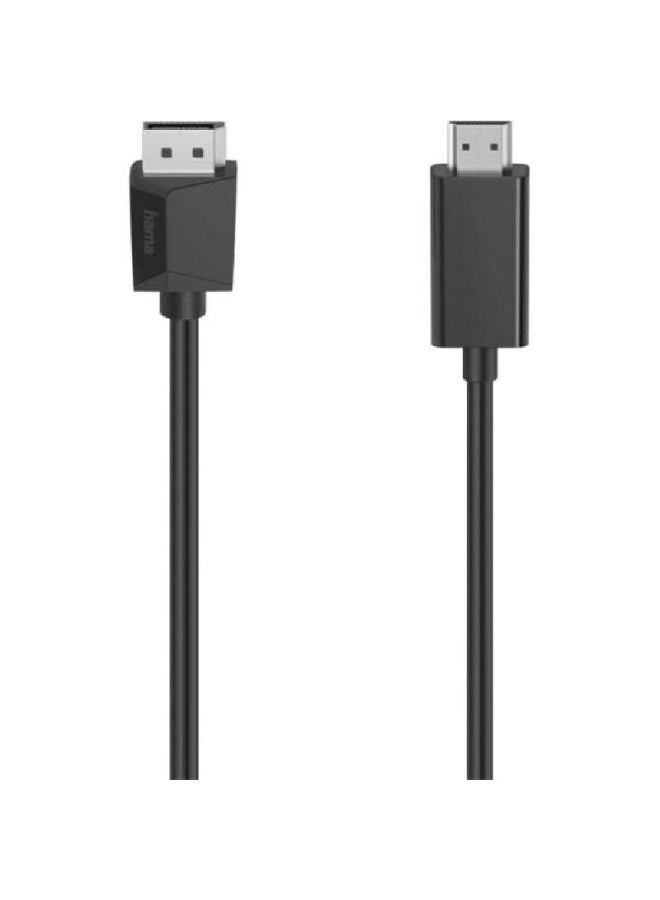 هاما كابل من منفذ العرض إلى HDMI AV بطول 1.50 متر (4.92 قدم)