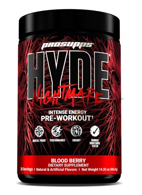 Hyde Nightmare Pre-Workout - Blood Berry - (406.8g)