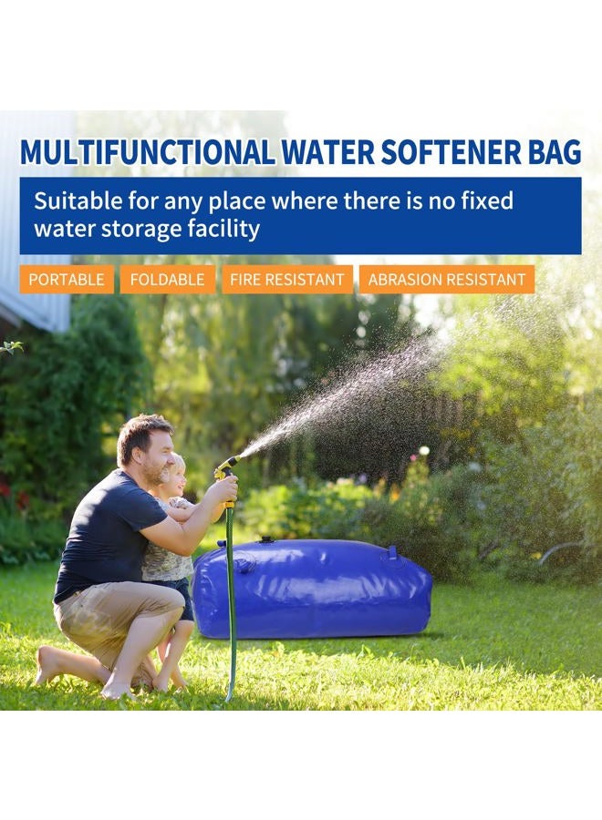 MXQMKL 113L/30gal Water Bladder Storage Containers, Foldable Portable Water Tank Large Capacity Soft Water Bag, Drought Resistance, Fire Prevention, Emergency Water - Image 5
