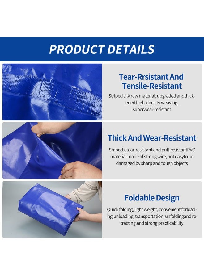 MXQMKL 113L/30gal Water Bladder Storage Containers, Foldable Portable Water Tank Large Capacity Soft Water Bag, Drought Resistance, Fire Prevention, Emergency Water - Image 4