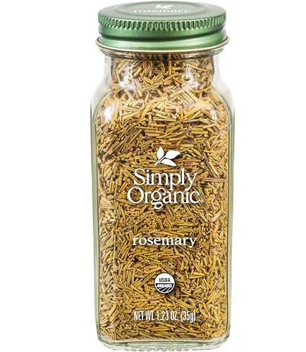 Simply Organic Whole Rosemary Leaf 123 Ounce Pungent Herbaceous Fresh Earthy Taste  Aroma Kosher Certified Organic - Image 1