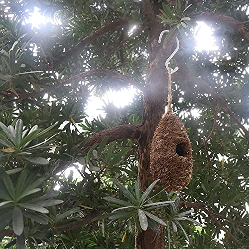 DINGEE 6 inch Non Slip Rubber Coated White S Hook Heavy Duty,6 Pack Large Vinyl Coated S Hooks, Metal S Shaped Hanger Hooks for Hanging Plants Outdoor,Closet Rod,Jeans, Pot Pan Cups Towels Hats - Image 3