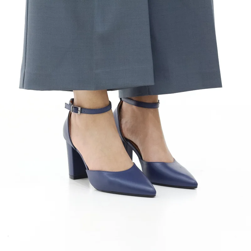 MISSY NAVY HEEL