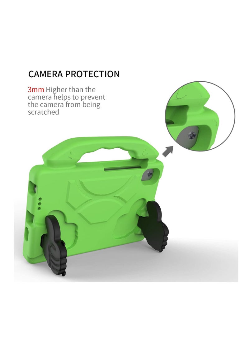 SYOSI EVA Tablet Protective Case, SYOSI Shockproof Lightweight Dropproof Stand Tablet Case for Lenovo TB-8505F&8705N/for Samsung T307&T307U/for Huawei T8 8.0, MediaPad M5 M6 with Large Handle Holder (Green) - Image 4