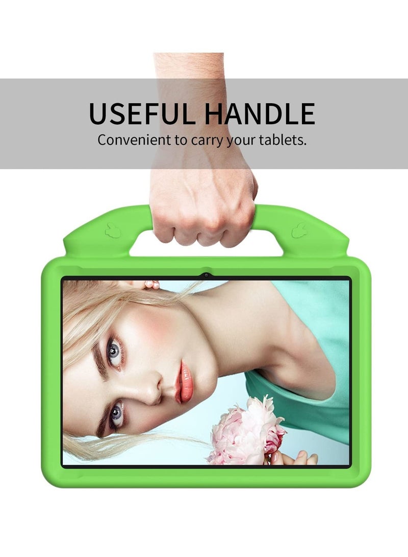 SYOSI EVA Tablet Protective Case, SYOSI Shockproof Lightweight Dropproof Stand Tablet Case for Lenovo TB-8505F&8705N/for Samsung T307&T307U/for Huawei T8 8.0, MediaPad M5 M6 with Large Handle Holder (Green) - Image 3