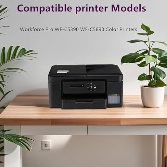 T10W300 COMPATIBLE WITH EPSON T10W INK HIGH CAPACITY REMANUFACTURED T10W MAGENTA INK CARTRIDGE FOR WORKFORCE PRO WF-C5390 WF-C5890 COLOR PRINTER INK (1PK, MAGENTA INK PACK) - Image 3