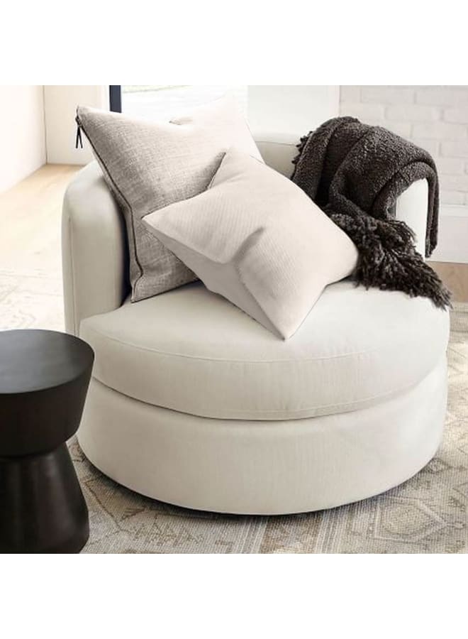 Joints Armchair Off White Engineered Wood  85x85x85 