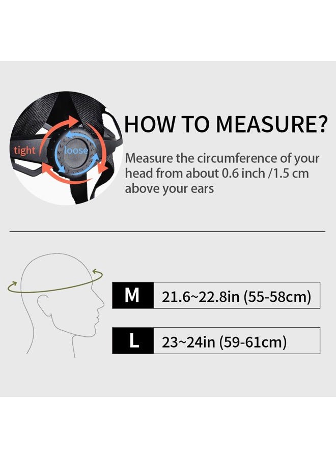 Veltuno Bike Helmet for Adults, Lightweight Mountain Bicycle Helmet with USB Rechargeable LED Rear Light, Removable Sun Visor for Women, Men, Suitable for Cycling and Commuting (White, Large) - Image 4