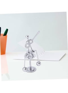"Enjoy an experience of balance and calm with the Newton's Cradle - elegant design, smooth movement, and a clever decorative touch that adds a sophisticated scientific touch to your office or home. "