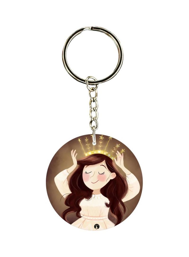 RKN Printed Single Sided Keychain