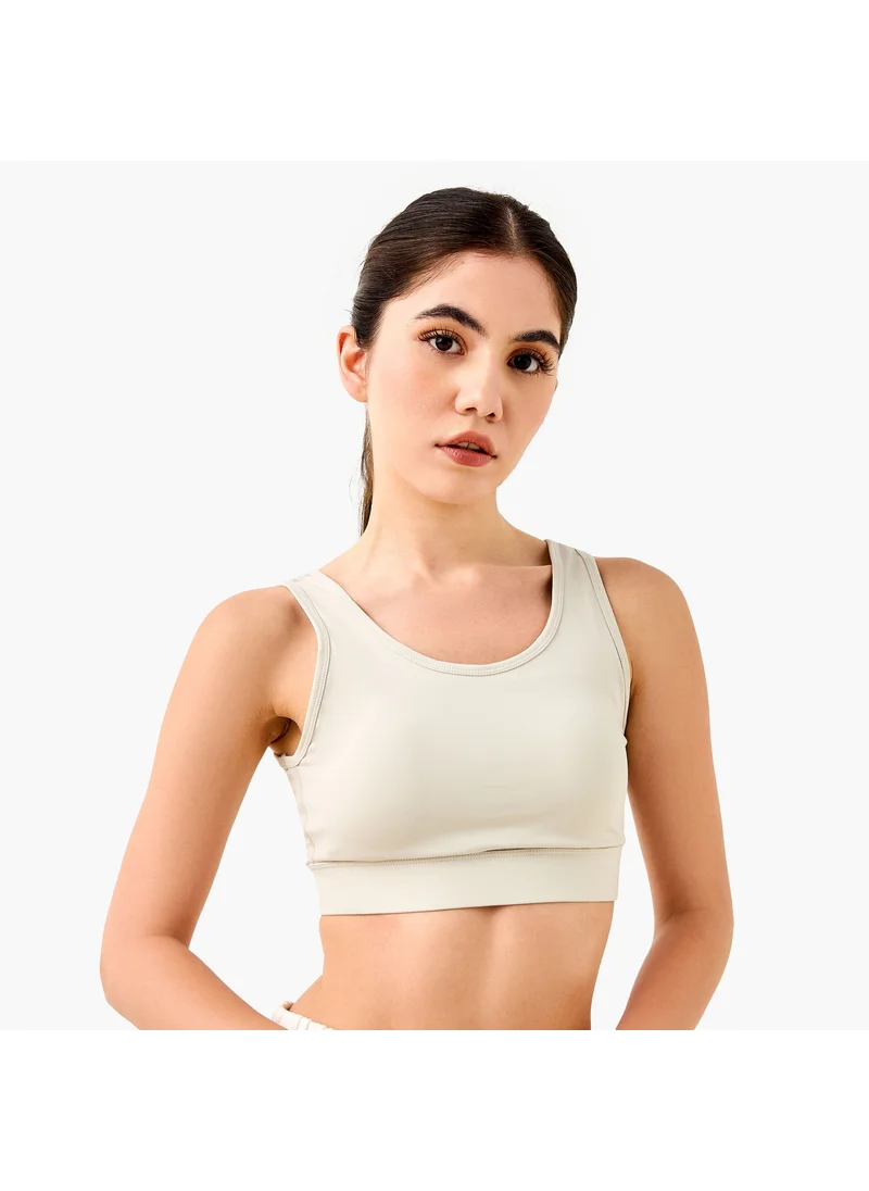 كابا Kappa Logo Print Sports Bra