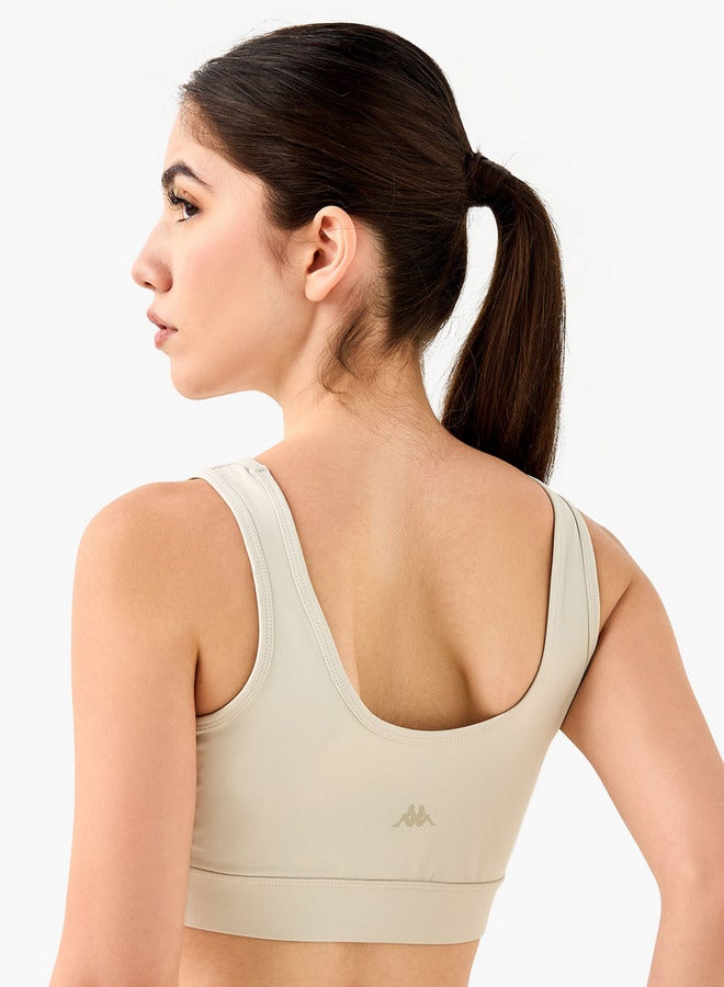 كابا حمالة صدر رياضية بطبعة شعار كابا - Image 3