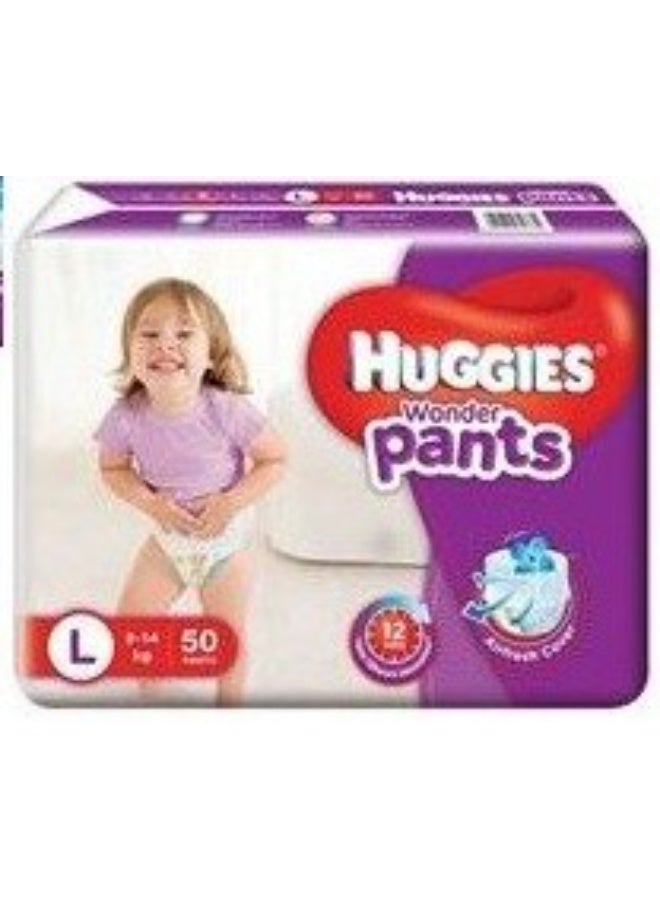 Huggies Wonder Baby Pants Large Size(2 Packs, 50 Count per Pack) - Image 2