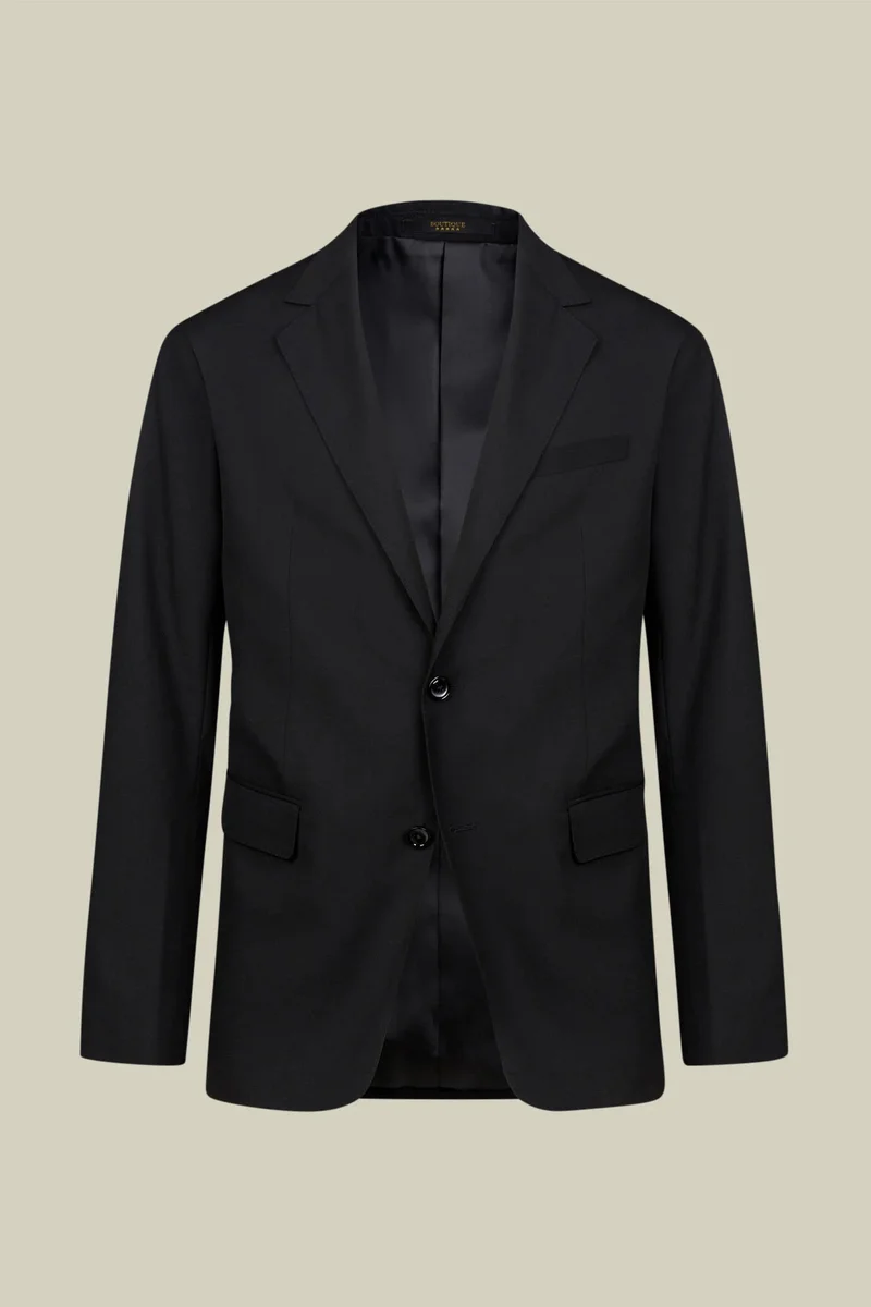 دوبل غانغر Men's single breasted blazer - Black