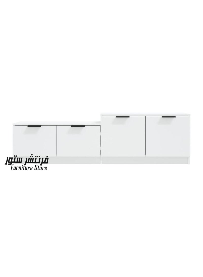 فرنتشر ستور وحدة تليفزيون مودرن - ارتفاع 45 سم - عرض 161 سم - عمق 30 سم ، من فرنتشر ستور.  - Image 3