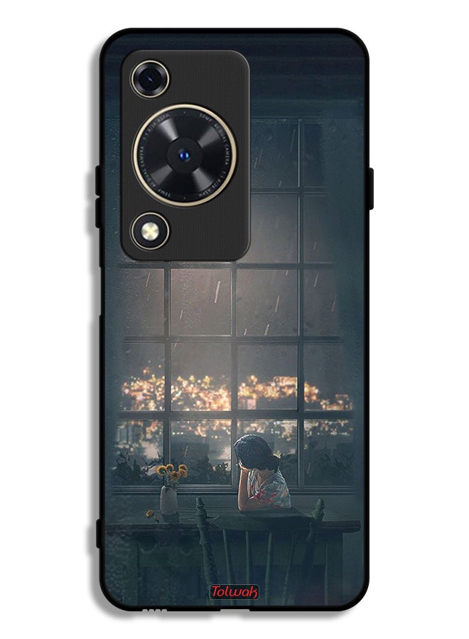 Tolwak Huawei Nova Y72S Protective Case Cover Looking At Moon Art