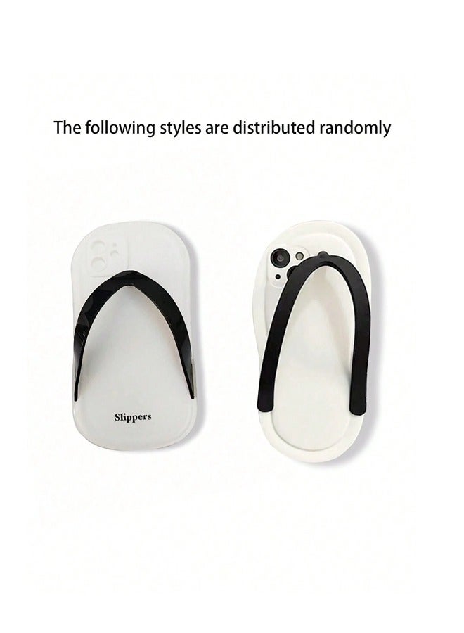 ShebSheb Slippers Phone Cases for iPhone 12 Pro, Funny Flip Flops Phone Cases , Silicone Ugly Phone Cases, Weird Phone Cases White - Image 5
