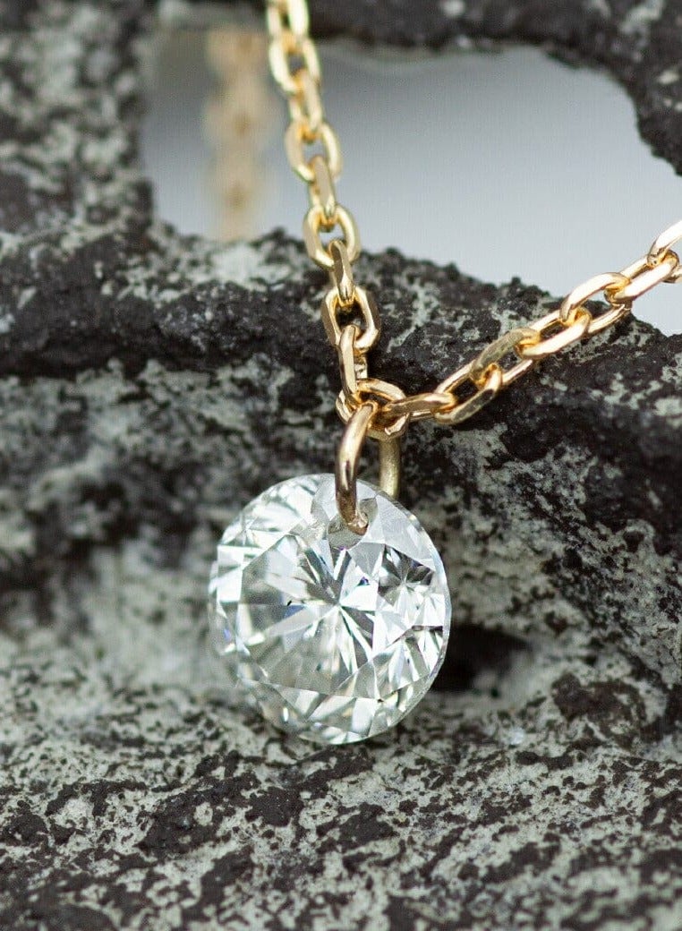 Luxuria 18K Gold Plated Stainless Steel Thin Chain Necklace, Elegant and Fashion Cubic Zirconia Inlaid, for Women Girls, Layered Chain, Christmas Jewelry, - Image 2