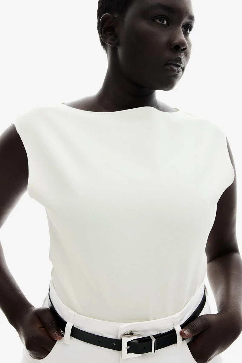H&M Boat-neck top