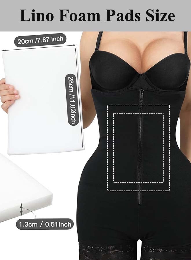 YIM-VIBEHAUS 3 Pieces Lipo Foam Boards & Pads, Liposuction Recovery Foam Sheets Use with Compression Garments, Foam Pads for Lipo Recovery and Tummy Tuck - Image 2