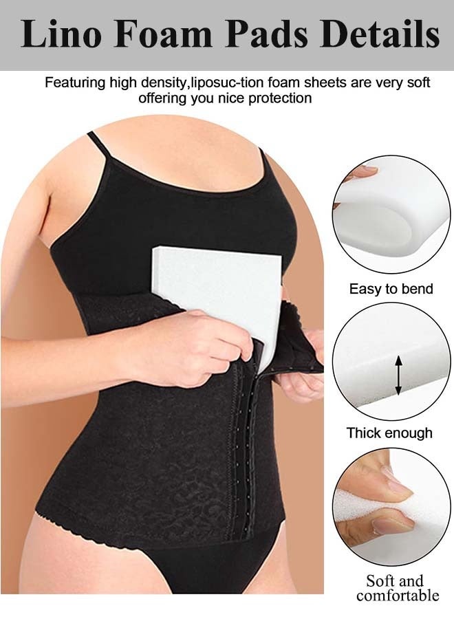 YIM-VIBEHAUS 3 Pieces Lipo Foam Boards & Pads, Liposuction Recovery Foam Sheets Use with Compression Garments, Foam Pads for Lipo Recovery and Tummy Tuck - Image 3